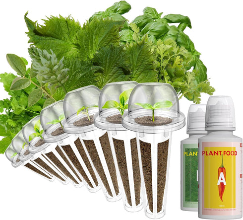 7 350+ 7-pods) LYKOCLEAN Seeds for iDOO Hydroponics Growing System, Seed pods, Seeds (Herb