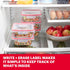 Pyrex Freshlock Glass Food Storage Container, 4 Cup Square, Airtight & Leakproof Locking Lids, Freezer, Dishwasher,