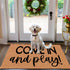 17.5" 29.5" Come in and Play Doormats Mini Playhouse Doormat Faux Coir Fiber Doormats Coir Doormat Welcome Coir Door