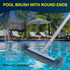 360 17.5" POOLAZA Degree Pool Brush - Heavy Duty Pool Brush Head for inground Pools/Above Ground Pools, Spa, Hot Tub