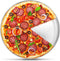 P&P CHEF 12 Inch Round Pizza Pan, Stainless Steel Baking Tray, Non-toxic & Healthy, Oven & Dishwasher Safe for Home,
