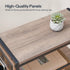 3-Tier BG412UBZ01 HOOBRO End Table with Charging Station, Small Side Table with Magazine Holder, Nightstand Bedside