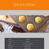 Carbon Steel Nonstick Muffin Pan, 9-Cup Bakeware