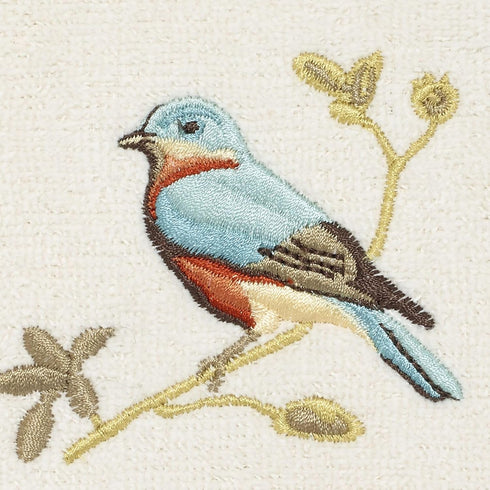 Avanti Linens Soft Cotton Washcloth - Gilded Birds Collection