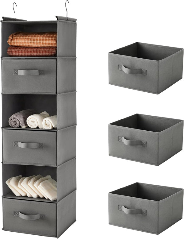 MAX Houser 6 Tier Shelf Hanging Closet Organizer, Closet Hanging Shelf with