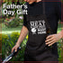 Funny Grilling Apron for Men - Once You Put My Meat - One Size Fits All, Black Chef Kitchen BBQ Apron with 3 Large