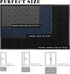 Yimobra Heavy Duty Front Door Mats, Water Absorbent Mud Resistant Non-Slip Outdoor Indoor Rugs, 29.5 x 17