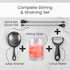 A Bar Above Gold Julep Strainer, Premium 304 Stainless Steel Cocktail Strainer, Bartender Mixing Tool for Home Bars