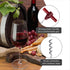 Vertical Pocket Size Corkscrew Wine Bottle Opener - Pack of 3 Portable Travel Corkscrews