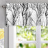 DriftAway Tree Branch Abstract Ink Printing Lined Thermal Insulated Window Curtain Valance 52 Inch by 14 Inch
