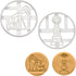 Set of 2 Cookie Cutters, Designs: Oil Derrick & Pump Jack, 2 Pieces - Bakerlogy