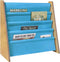 Wildkin Wooden Sling Bookshelf for Kids Premium Canvas Design with 4 Fabric