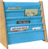 Wildkin Wooden Sling Bookshelf for Kids Premium Canvas Design with 4 Fabric