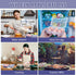 6 6 Pieces Grid Egg Carton Camping Plastic Portable Egg Box Container for Refrigerator Storage Crisper Holder Carriage
