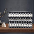 2 Hand Towel Set 16"x31" Black White Towel Set for Bathroom,Highly Absorbent