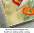 CounterArt Greenery Decorative 3mm Tempered Glass Cutting Board, 10” x 8”, Dishwasher Safe, USA Made