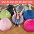 lilanoon 2FT 2' Bean Bag Chair with Ultra Soft Velvet Cover Bean Bag Sofa with Memory Foam Bean Bag Chairs with Large