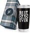 SassyCups Best Dad Ever Tumbler, 20 oz Insulated Travel Coffee Mug, Cool Gifts for Dad, Fathers Day Coffee Cup
