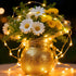 1Pack Lights,16ft 50 8 USB Plug in Fairy String LED Copper with Remote and Timer, Modes Waterproof Twinkle String