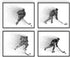 Set of 4 Unframed Hockey Wall Art Prints (8x10) - Ice Hockey Posters for Bedroom, Man Cave, Decor for Kids