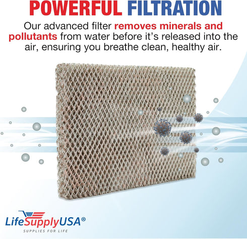 LifeSupplyUSA Humidifier Filter Replacement Water Panel Evaporator, Compatible with Aprilaire # 35, 350, 360, 560, 568,