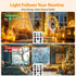 Remote33ft 100LED 8 HXWEIYE Fairy Lights Battery Operated (Included) with DIY Timer & Rechargeable Twinkle String