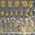 Christmas Window Clings, Glitter Snowflake Static Clings for Decoration, 4 Sheets of Christmas Window Decals