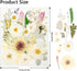 50Pcs Dried Pressed Flowers Real Pressed Flowers Natural Dry Leaves Bulk Mixed Colorful Herbs Kit with Tweezers for Scrapbooking DIY Candle Jewelry Crafts Making Nails (White)