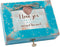 Cottage Garden I Love You a Bushel and a Peck Teal Wood