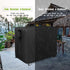 Set 44"x19"x36", Outdoor Bar Cart Cover for Best Choice Product Outdoor Rolling Wicker Bar Table Waterproof Serving