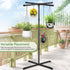 59" 8 Plant Hanger Indoor, Tall Hanging Plant Stand Heavy Duty Metal Indoor Plant Hanger Stand Hanging Plant Holder
