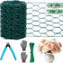 Floral Chicken Mesh for Craft, 4 x 236 Inch Galvanized Hexagonal Netting