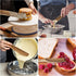 Spurtle for Sourdough Starter - Wooden Kitchen Utensils for Spreading, Cooking, Mixing, NonStick Cookware
