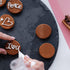 Perforated Baking Mats, 2 PCS Pink Eclair Silicone Mat for Half Sheet, Non-Stick Oven Liners for Cookies and Pastry