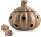 Ceramic Garlic Keeper with Lid and Holes Garlic Saver and Storage Framhouse