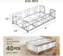 Countertop Silver Guest Towel Holder Tray for Bathroom Napkin Organizer for Disposable Hand Paper Towels, Vanity Napkin