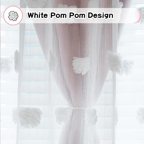 84 Inches W52 L84, 2 MYSKY HOME Pink Curtains for Girls Room Long Nursery Curtains Girl for Kids Room Double Layer