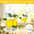 Summer Countertop Lemon Paper Towel Holder, Spring Lemon Decor for Cute Farmhouse Home Table, Housewarming Birthday