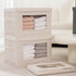 Citylife 3 Pack Storage Bins with Lids, Fabric Foldable Storage Bins with Soft Cord Handles
