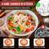 8 Inches, SoulLife Chicken Shredder Chicken Breast Shredder Tool, Cooked Meat Shredder with Clear Lid, Ergonomic