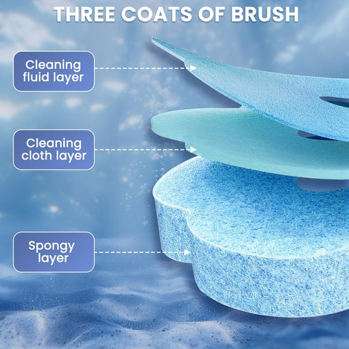 XJDR 2026 Disposable Toilet Brush Cleaning System with Aromatherapy Refills (Ocean, Lemon, Lavender) Includes Cleaning