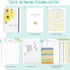 OUTSHINE 6x9 Sunflower Hardcover Recipe Binder: Blank Recipe Book for Your Own Recipes