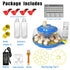 Egg Incubator, Adjustable Turning Time, Humidity and Hatch Day Display,Egg Candler,Automatic External Water Bottle