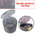 Luxja Gray Dust Cover with Zipper Closure for 6 Quart Instant Pot, Enclosed Bottom, Medium with Accessories Pockets
