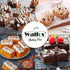 Walfos Silicone Mini Loaf Pan, 12 Cavities Non-stick Bread Brownie Pan for Mini Bread & Cheesecake