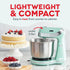Dash Stand Mixer (Electric Mixer for Everyday Use): 6 Speed Stand Mixer with 3 Quart Stainless Steel Mixing Bowl, Dough Hooks & Mixer Beaters for Dressings, Frosting, Meringues & More - Aqua by DASH