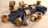 Rustic Wooden Napkin Rings Set of 12, Handmade Natural Wood Napkin Holders for Table Decor, Farmhouse Dining, Weddings