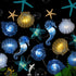 2 Sets 20 60 Xuhal Total FT LED Ocean Decor String Lights for Bedroom Beach Nautical Theme Lights of Marine Life