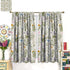 GoDazzling 52x84in 2 Floral Blackout Windows Curtains, Vintage Garden Plants Herbs Flowers Botanical Classic Design Art