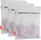Polecasa Premium Soft 125g Diamond Mesh Laundry Bags with Sturdy Zipper for Delicates – 3 Pack Medium Durable Wash Bags